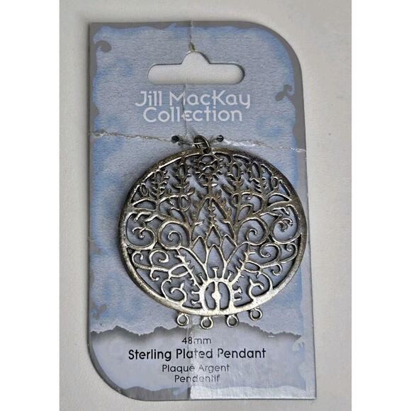 Jill MacKay Collection sterling plated pendant Craft Design 2008 - Picture 1 of 2
